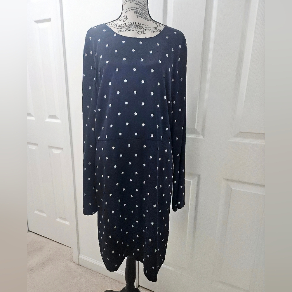 Banana Republic Blue and White Backless Dress
